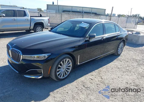 2022 BMW 740 I z USA, uszkodzony, nr VIN WBA7T2C07NCH74247